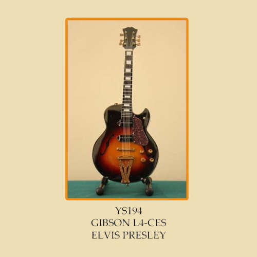 Miniature Guitar Rock star Elvis Presley Gibson Guitar